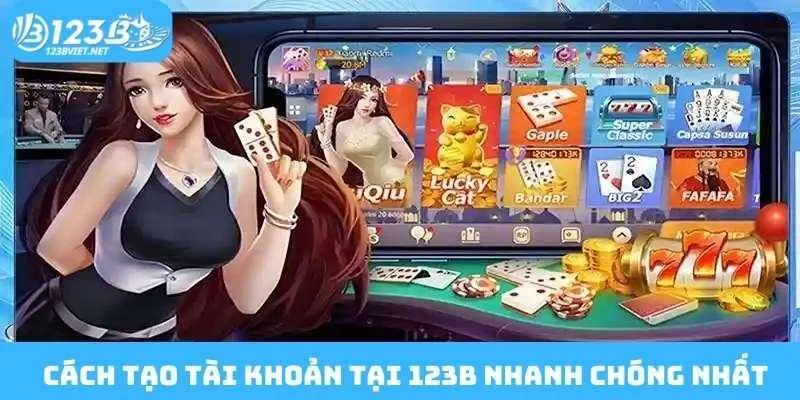 Cách tạo tài khoản tại 123B nhanh chóng nhất